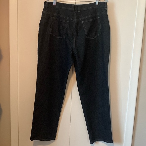 Gloria Vanderbilt Dark Blue Tapered Leg Amanda Jeans Size 18 - Picture 5 of 11